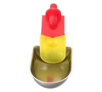 SHOWERORO Automatic Metal Automatic Drinking Cup Stainless Steel Poultry Waterer Bowl - for Chickens Quails Suitable for Farm and Backyard Poultry Care