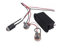 SHOWERORO Band Equalizer Eq Preamp Circuit for Bass Guitar Tone Control Wiring Harness Enhance Bass Practice Sound Tone