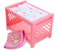 SHOWERORO Bed Security at Cozy A and of Environment Sense Sleeping Double-layer for Small Providing Random Color Hamster Pets Home for Hamsters and Ferrets
