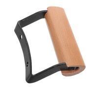 SHOWERORO Beech Wood Double Hole Pot Handles Set, Anti-Scald Removable Pot Handle Grips with Side Ears, Universal Replacement for Cookware and Wooden Wok Knobs, Kitchen Accessories for Safe