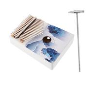 SHOWERORO Beginner Kalimba Portable Thumb Piano Boys and Girls Musical Toy Simple Musical Instrument Made of Wood