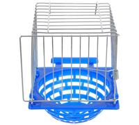 SHOWERORO Bird Nesting Bowl for Canary and Bird Breeding, Hanging Cage Nest Made of Iron Wire and Plastic, Efficient Breeding Assistance and Easy to Use for Nest Building