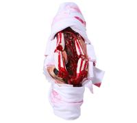 SHOWERORO Blood Hand Bandage Halloween Scary Props White Cloth and Plastic Cosplay Accessory for Haunted House and Secret Room