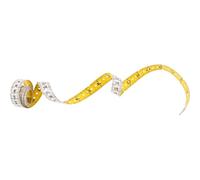 SHOWERORO Braille Measuring Tape 1.5M Soft Flexible Blind Measuring Tool Tactile Learning Supply for Visually Impaired Users