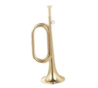 SHOWERORO Bug Trumpet Trumpet Bugle School Band for Beginner and School Marching Band Practice Simple Beginner