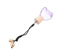 SHOWERORO Car Aromatherapy Bottle Pendant 12ml Glass Hanging Perfume Dispenser for Car Interior, Removes Unpleasant Smells and Relaxes Mind and Body, Suitable for Kitchen a Cabinet