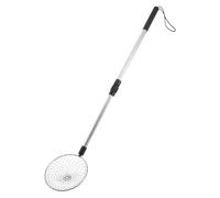 SHOWERORO Chicken Egg Grabber Metal Egg Holder Telescopic Handle 2-Section Adjustable Length for Poultry Farming