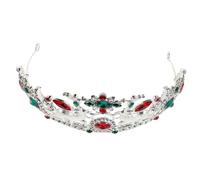 SHOWERORO Christmas Elk Crown Rhinestone Headpiece for Wedding Party Festive Headwear for Women Birthday Party Reindeer Antlers Boys and Girls Accessory