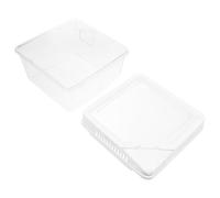 SHOWERORO Compact Plastic Reptile Feeding Box for House Lizards and Corn Snakes, Easy to Operate Breeding Container Suitable for Terrarium Habitat and Pet Accessory