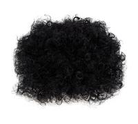 SHOWERORO Curly Afro Puff Hairpiece High Temperature Silk Updo Bun Extension for Women Lightweight Comfortable Synthetic Hair