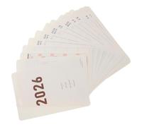 SHOWERORO Desk Calendar Refill with Daily Tracker Sheets Sustainable Personal Planner Inserts for Students and Professionals Large Layout for Efficient Appointment and Task Management