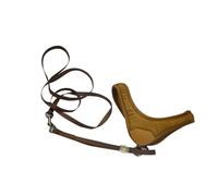 SHOWERORO Dog Harness Pulling Rope Practical Chest Strap Coffee Size S for Miniature Dachshund Outdoor Activities