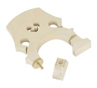 SHOWERORO Double Bass Bridge Violin Bridge Replacement Maple Wood Violin Accessory Screws Easy to Install Comfortable Play Experience