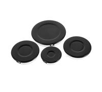 SHOWERORO Double Burner Electric Cooktop Portable Stove Top Gas Stove Burner Caps Concave Surface Flame Cap Oven Gas Hob