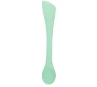 SHOWERORO Dual-Head Silicone Scraper Spoon, Heat-Resistant Baking Spatula and Butter Scraper, Integrated Kitchen Utensil in Macaron Green for Cooking and Baking