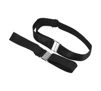 SHOWERORO Elastic Sock Belts and Sock Stay Straps for Men and Women, Adjustable Non-Slip Keepers, Black Polyester, 2Pcs for Home and Office Use