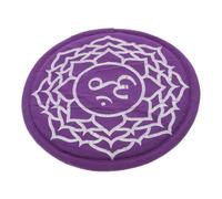 SHOWERORO Embroidered Teapot Pillow Tibetan Decoration Yoga Bowl Pad Buddhist Art Craft for Meditation