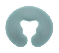SHOWERORO Ergonomic Soft Massage Pillow with Face Hole for Bed U-shaped Headrest Cushion for Spa and Beauty Salon Easy-care Light Green Massage Couch Pad for Facial Relaxation