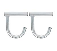 SHOWERORO Fitness Pull Up Rope Handles Metal 2pcs with Easy Install for Strength Training Cable Exercises at Home