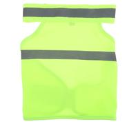 SHOWERORO Fluorescent Yellow Dog Vest Reflective Safety Harness Lightweight Polyester Breathable Design for Exercise Time and Jog the Park Suitable for Pet Owners