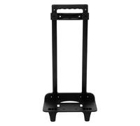 SHOWERORO Folding Hand Truck Dolly: 12.5kg/27.6lbs Heavy Duty Luggage Cart with 2 Mute Wheels - Portable Trolley with Telescopic Handle for Travel Shopping Moving Boxes - Easy Storage