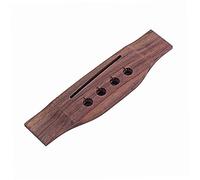 SHOWERORO Guitar Bridge Saddle Replacement 4 Strings Acoustic Bass Folk Diy Kit Go301