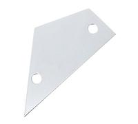 SHOWERORO Guitar Fret Ruler Metal Guitar Neck Shim String Height Measuring Device Fretboard Radius Gauge