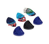 SHOWERORO Guitar Picks Kit 3 Sets of Comfortable Picks Pain Relief for Guitarists Storage Box Essential Music Instrument Accessory