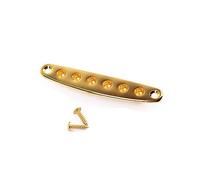 SHOWERORO Guitar String Ferrules for Bass Guitar Golden String Ferrules Replacement Parts
