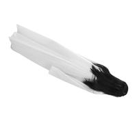 SHOWERORO Halloween Ghost Costume Set for Women with White Cloth Dress and Black Hair Wig, Haunted House Dress up Props for Carnivals and Pretend Play, Scary Halloween Outfit for Ladies