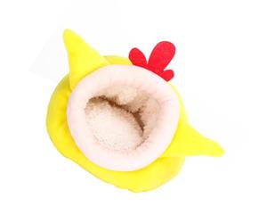SHOWERORO Hamster Cotton Nest Warm Bed for Hamsters and Hedgehogs, Easy to Wash Multi-purpose with Super Cute Chick Style Design, for Car and Couch Use