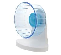 SHOWERORO Hamster Running Wheel Exercise Blue Plastic Pet Running Plaything with Skid Protection for Small Pets