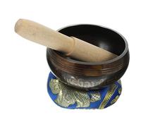 SHOWERORO Handmade Buddha Sound Bowl Singing Bowl Meditation Gong for Chinese Decorations Random Color