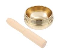 SHOWERORO Handmade Tibetan Sound Bowl for Meditation Singing Bowl Holder and Mallet for Yoga and Mindfulness Practices