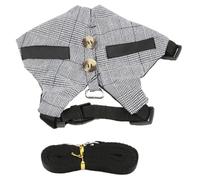 SHOWERORO Harness Protects Material Trachea, and Cotton Polyester Adjustable Small Leash Set with Soft Throat, for like Pet Pets Hamsters and Bunnies