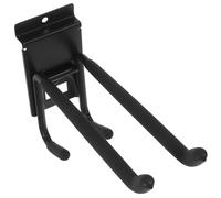 SHOWERORO Heavy Duty Multi-Function Garage Hooks Wall Hooks for Garage Steel with Plastic Coating Easy Installation Sturdy Black Wall Mounted Storage Organizer for Tools and Ladders