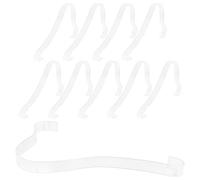 SHOWERORO High Heels Display Racks with Curved Design Lightweight and Easy to Maintain Shoe Holders Acrylic 10pcs for Retail Store or Home Display