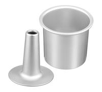 SHOWERORO Hollow Cake Mold Metal Baking Mold for Chiffon Cake Pan for Steaming Supplies