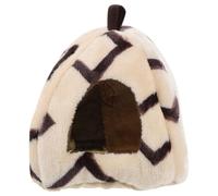 SHOWERORO Household Hamster Hideout Hammock Warm Cotton Hanging Bed Large Size Four Seasons Cozy Small Animal Shelter for Cage Use Suitable for Hamsters and Guinea Pigs