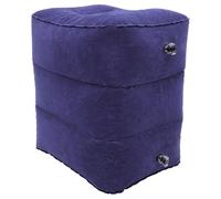 SHOWERORO Inflatable Foot Rest Pillow Wear-Resistant PVC Flocking Material and Vent Design with Adjustable Height Portable Foot Pillow for Travel for Long Journeys and Office Napping