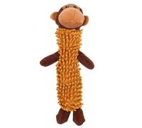 SHOWERORO Interactive Plush Squeaky Dog with Sturdy Chewing Material and Cartoon Design, for Dogs and Puppies to Play and Engage