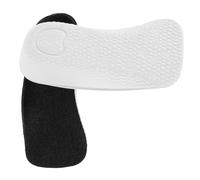 SHOWERORO Invisible Heightening Shoe Insoles for Men and Women, 3.5cm Black Plastic Heel Inserts, Lightweight Internal Height Increase Pads for Comfortable Foot Support and Heel Cushioning