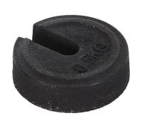 SHOWERORO Iron Slotted Weight for Orthopedic Traction - Vintage Balance Calibration Weight 0.5kg - Heavy-Duty Scale Adjustment Counterweight