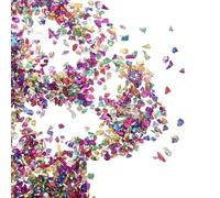 SHOWERORO Irregular Crushed Glass Nail Art Charms 200G Bag DIY Epoxy Fillers for Manicure and Pedicure Nail Accessories Beauty Personal Care