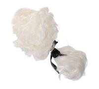 SHOWERORO Judge Wig Judge White Wig Lawyer Costume Accessories Historical Costume Wig Founding Father Costume Wig Cap Christmas Santa Wig Human Wigs Fancy Dress Wig for Cosplay The Pet