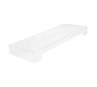 SHOWERORO Keyboard Cover Clear Acrylic Monitor Stand Keyboard Protector Clear Keyboard Case Desk Protector Keyboard Stand for Desktop Laptop Acrylic Cover for Keyboard Shield Household