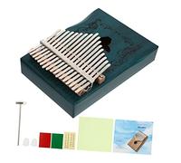 SHOWERORO Keys Thumb Piano Portable Kalimba Elegant Carved Patterns North Design for Beginners and Professionals Great Resonance for Sound