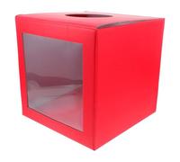 SHOWERORO Large-capacity Cardboard Raffle Boxes for Events with Convenient Use and Lively Atmosphere, Multipurpose Lottery Case for Charity, Birthdays, and Fundraising Activities