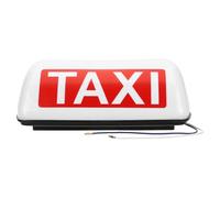SHOWERORO LED Delicate Shape Material Style Plastic Retro for Roof of Top Illuminated Sign with Fixed Base Super Bright Taxi Indicator Light Color Taxi Variety Usage Scenarios