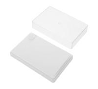 SHOWERORO Magnetic Eyelash Holder Storage Board for Lash Extensions - Compact Plastic Tray with Glue Cups